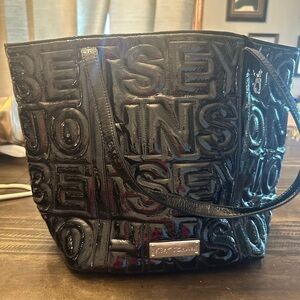 Betsey Johnson Black Tote Bag